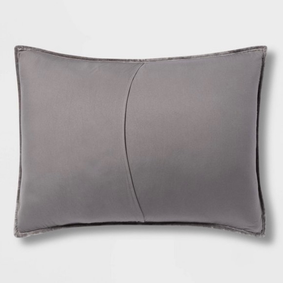 New Standard Velvet Diamond Stitch
Quilt Sham Gray - Threshold - Picture 3 of 6